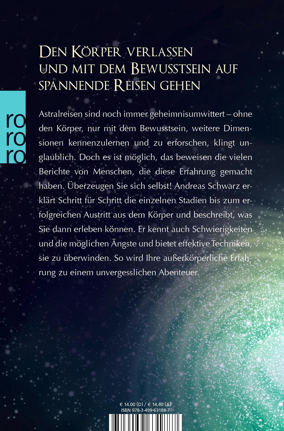Rückseite: 9783499631887 | Astralreisen | Andreas Schwarz | Taschenbuch | 224 S. | Deutsch | 2017