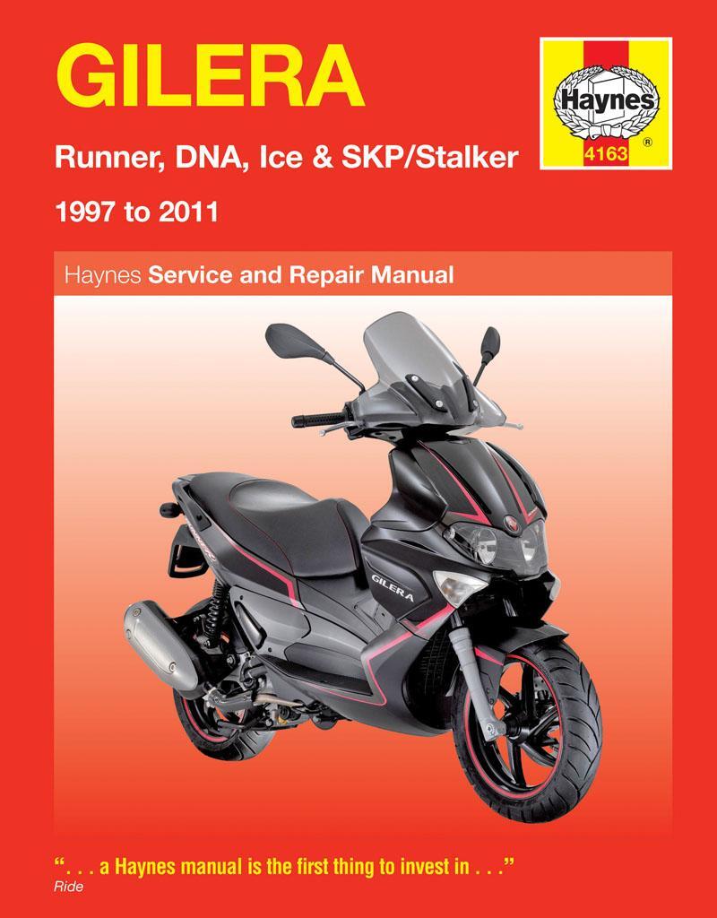 Cover: 9780857335456 | Gilera Runner, DNA, Ice &amp; SKP/Stalker (97 - 11) Haynes Repair Manual