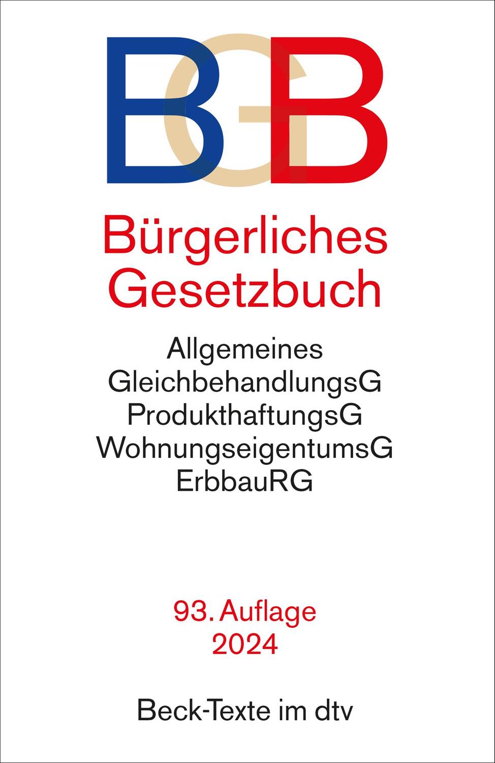 Cover: 9783423532273 | Bürgerliches Gesetzbuch | Taschenbuch | dtv-Taschenbücher Beck Texte