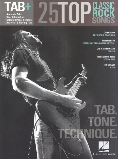 Cover: 9781476813431 | 25 Top Classic Rock Songs - Tab. Tone. Technique.: Tab+ | Taschenbuch