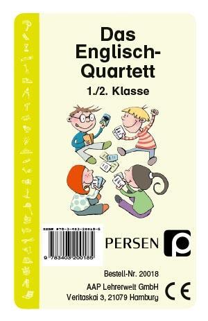 Cover: 9783403200185 | Das Englisch-Quartett | (1. und 2. Klasse) | Bernd Wehren | Spiel