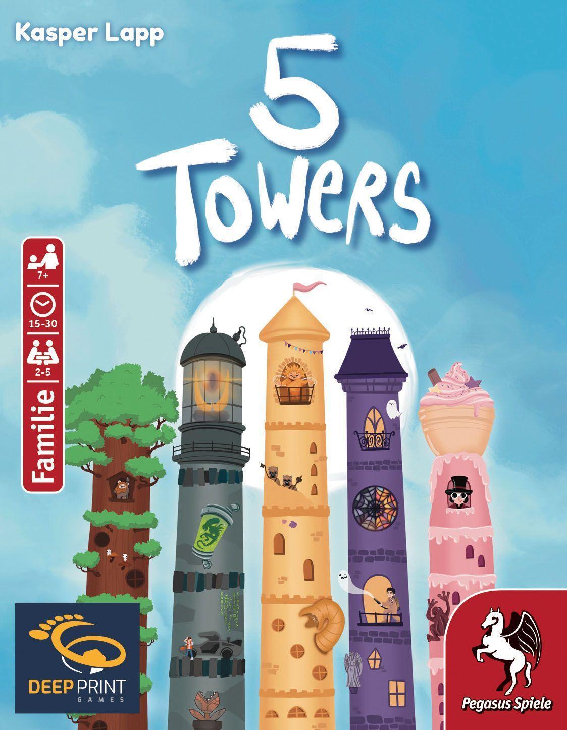 Bild: 4250231738388 | 5 Towers (Deep Print Games) | Spiel | 57814G | Deutsch | 2023