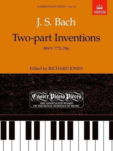 Cover: 9781854723154 | Two-Part Inventions BWV 772-786 | Easier Piano Pieces 33 | Bach | Buch