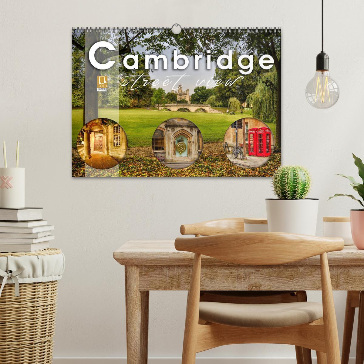 Bild: 9783435402502 | Cambridge street view (Wandkalender 2025 DIN A3 quer), CALVENDO...