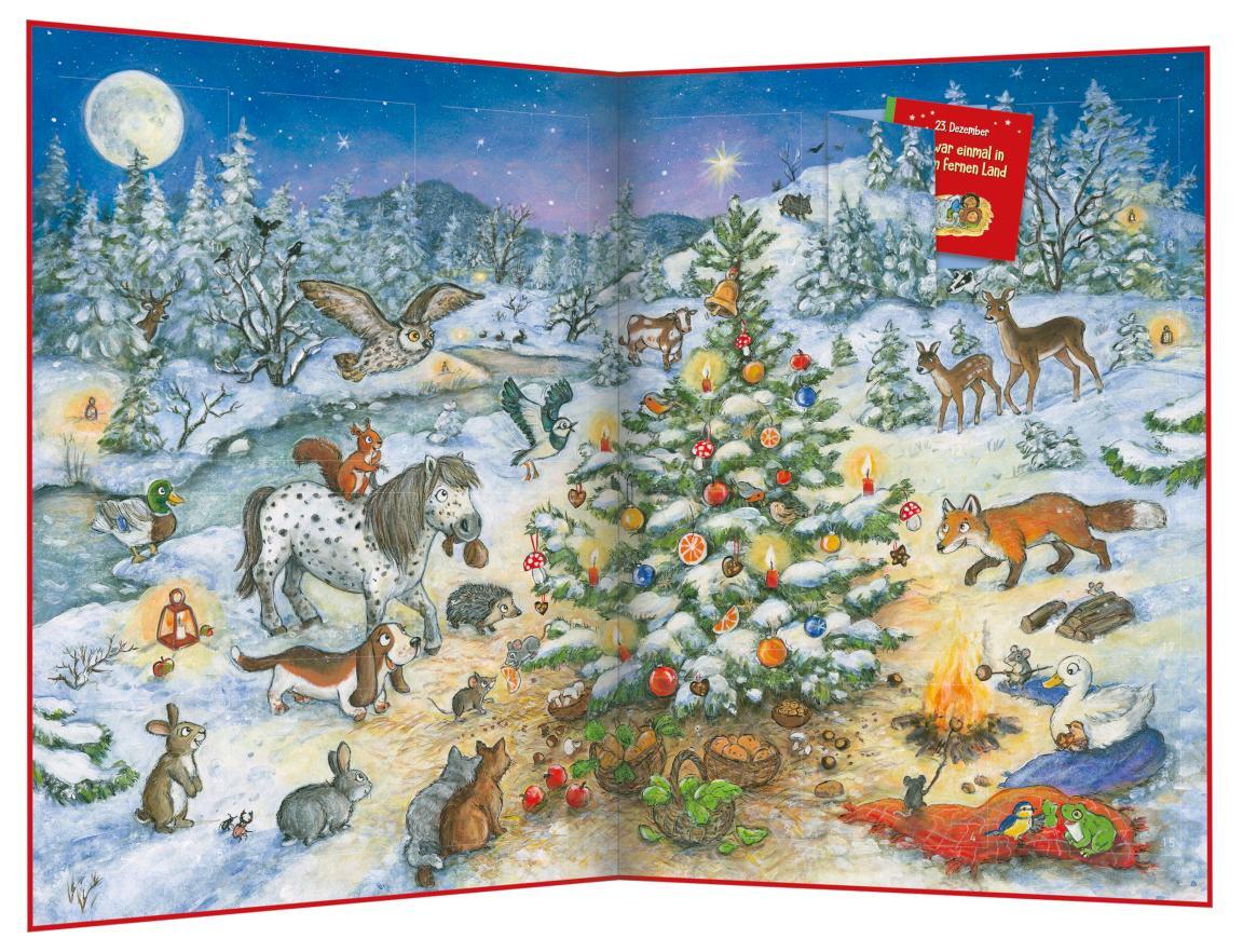 Bild: 9783780618054 | Das Geheimnis der Waldweihnacht | Ein Adventskalender mit 24 Büchlein