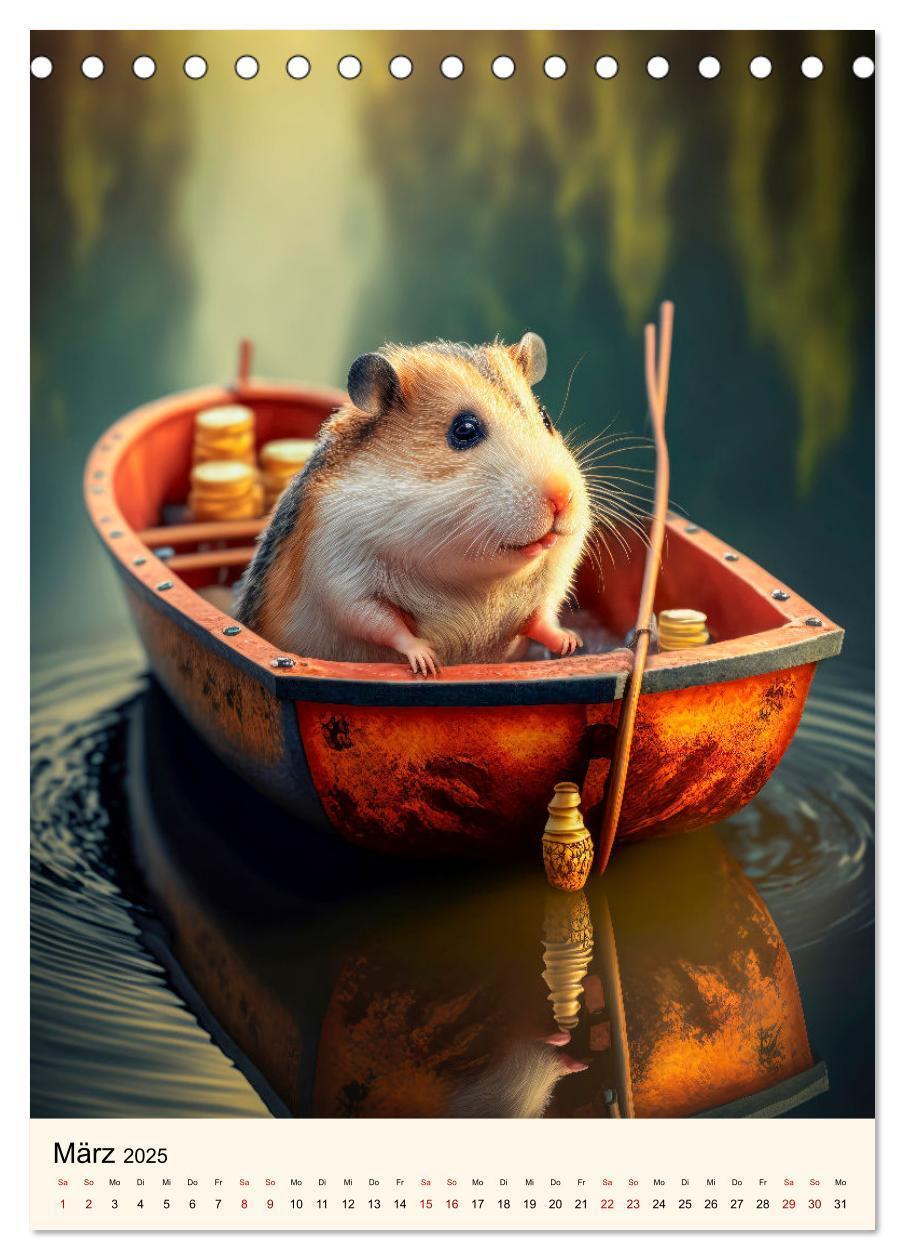 Bild: 9783435885084 | Was für ein Hamster (Tischkalender 2025 DIN A5 hoch), CALVENDO...