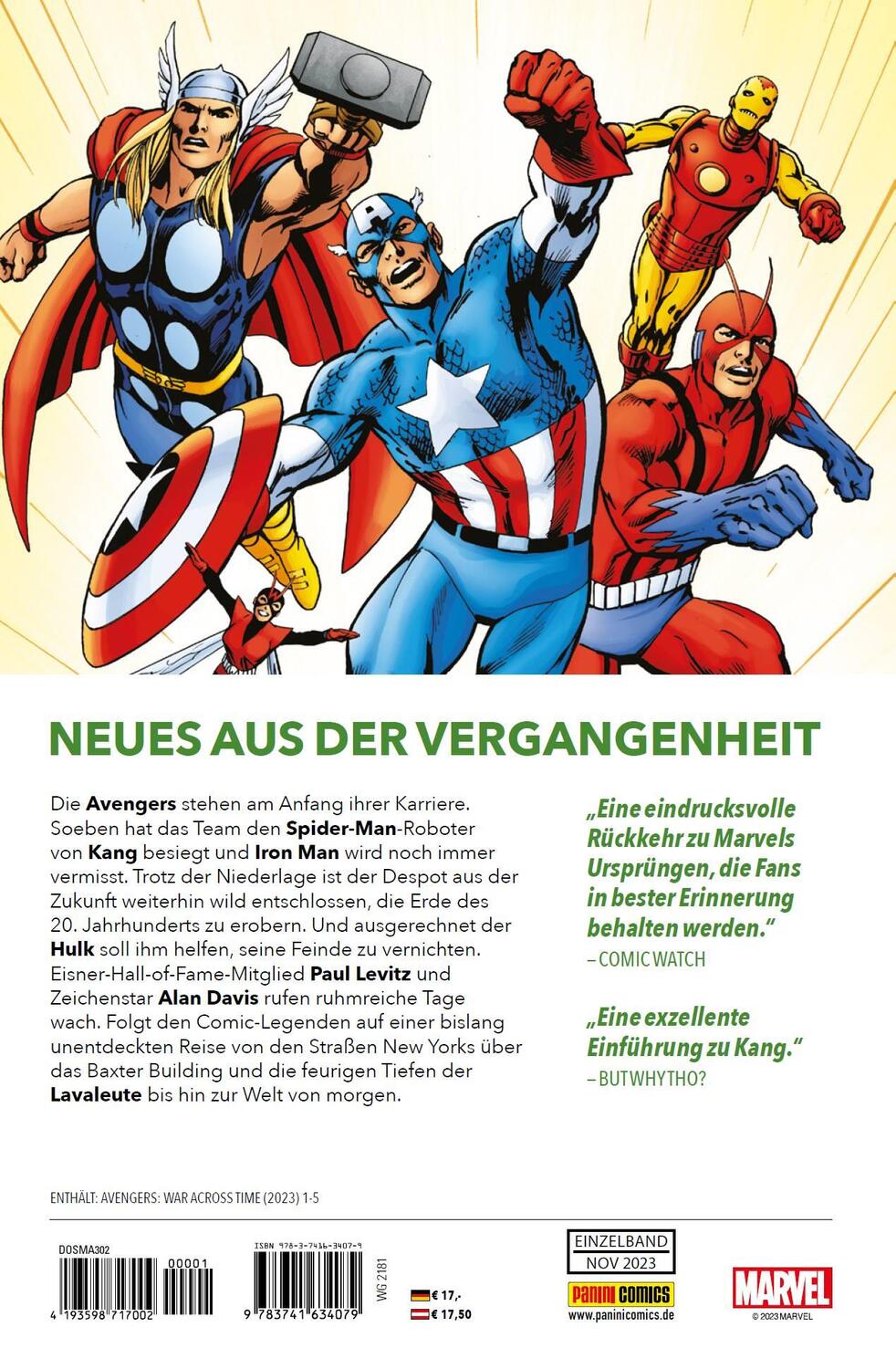Rückseite: 9783741634079 | Avengers: Krieg im Zeitstrom | Paul Levitz (u. a.) | Taschenbuch