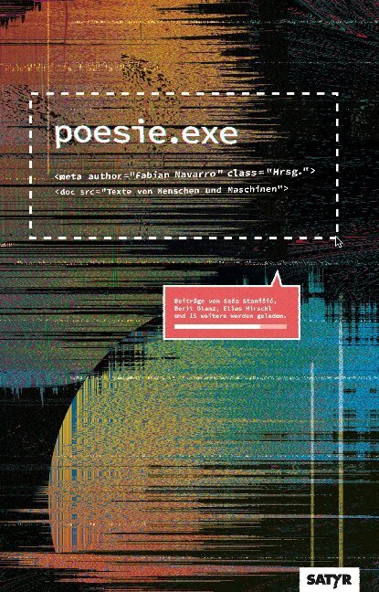 Cover: 9783947106622 | poesie.exe | Texte von Menschen und Maschinen | Fabian Navarro | Buch