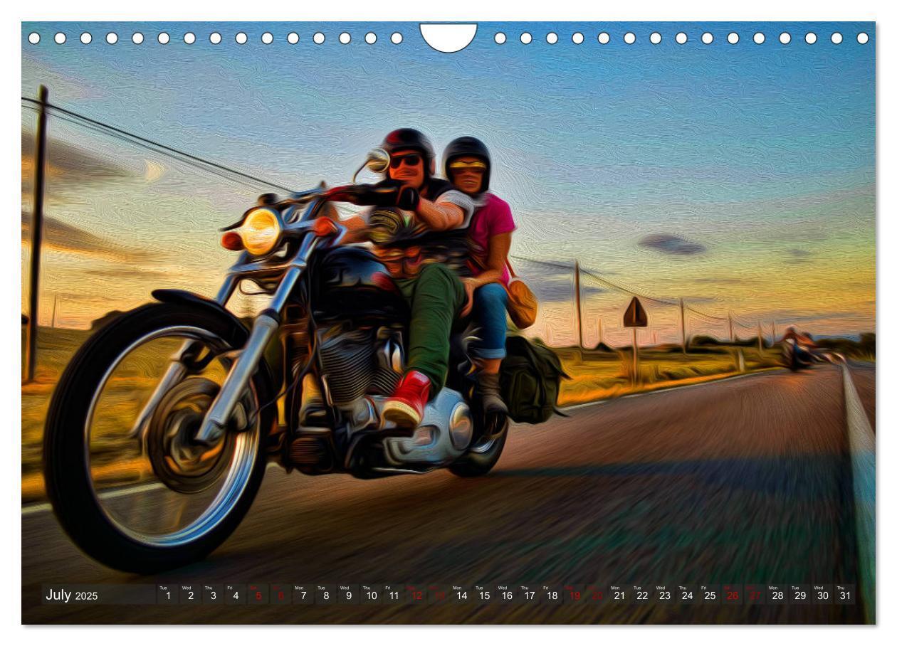 Bild: 9781325948840 | Images of Harley Davidson (Wall Calendar 2025 DIN A4 landscape),...