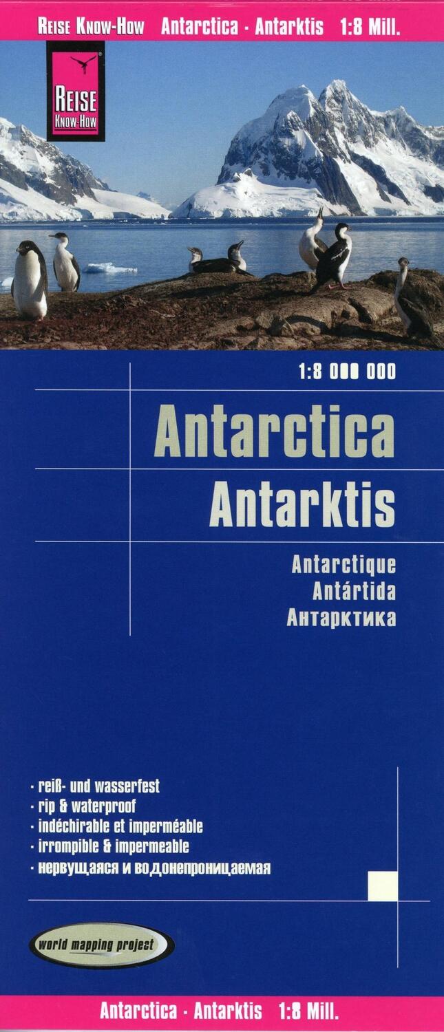Cover: 9783831774388 | Reise Know-How Landkarte Antarktis / Antarctica 1:8.000.000 | Rump