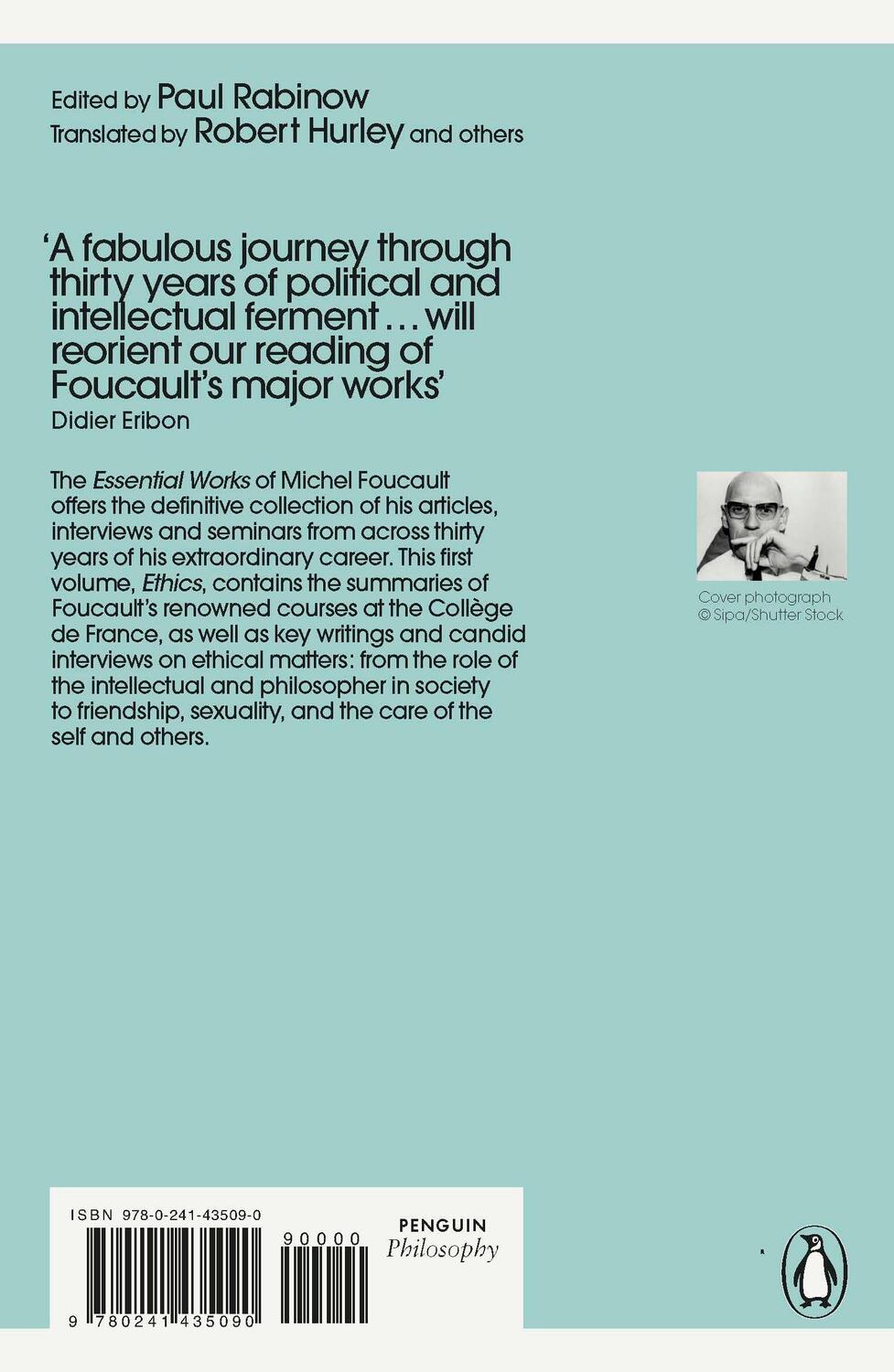 Rückseite: 9780241435090 | Ethics | Michel Foucault | Taschenbuch | Penguin Modern Classics