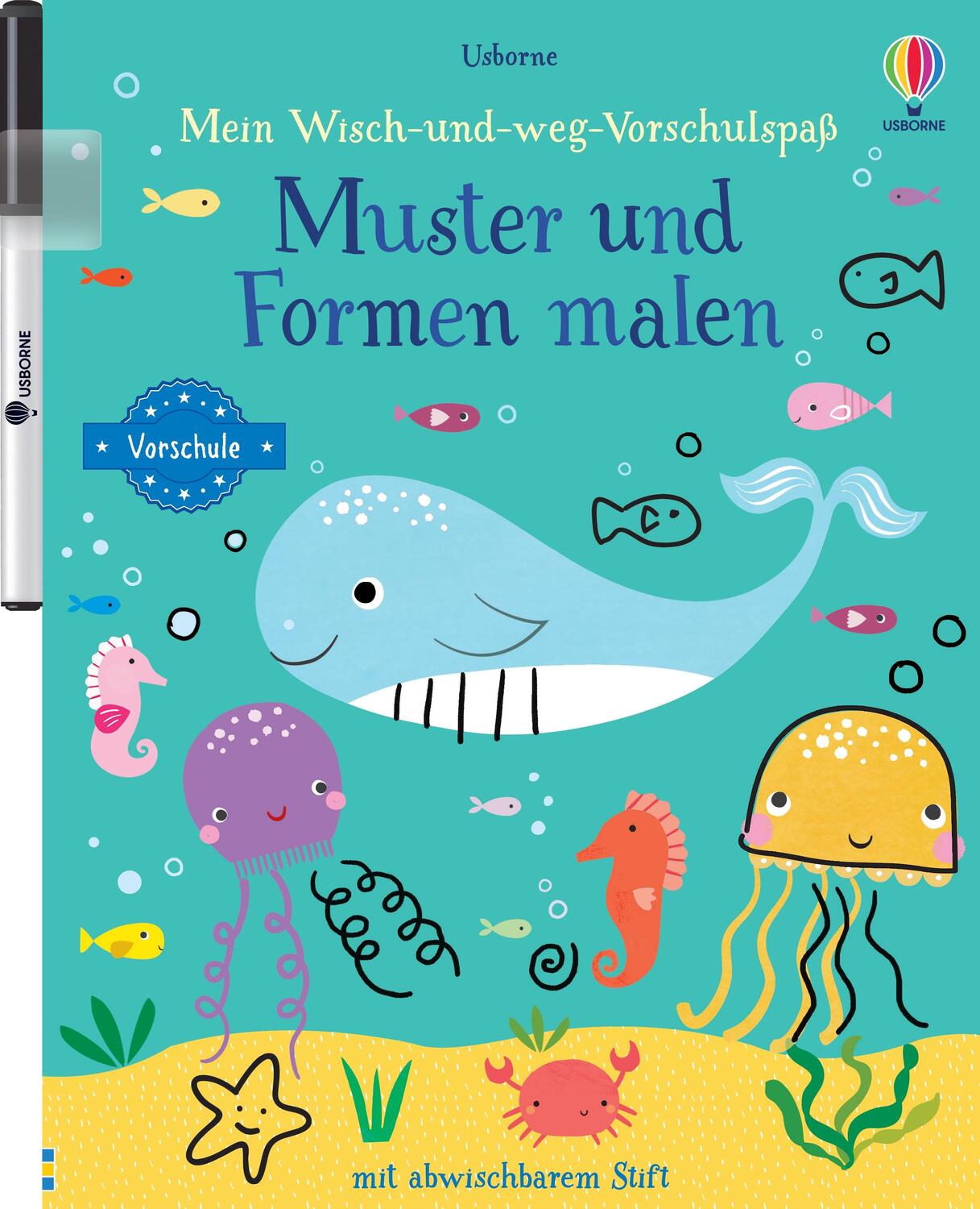 Cover: 9781789418477 | Mein Wisch-und-weg-Vorschulspaß: Muster und Formen malen | Greenwell