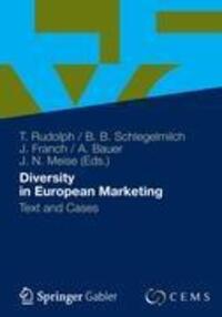Cover: 9783834914200 | Diversity in European Marketing | Text and Cases | Rudolph (u. a.)