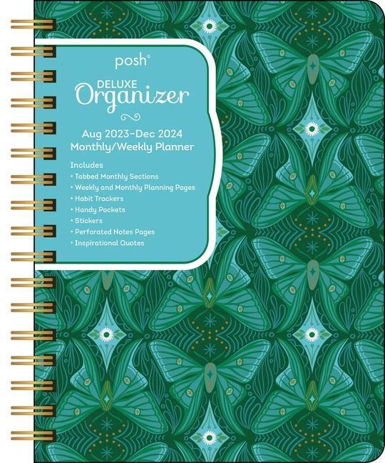 Cover: 9781524879150 | Posh: Deluxe Organizer 17-Month 2023-2024 Monthly/Weekly Hardcover...