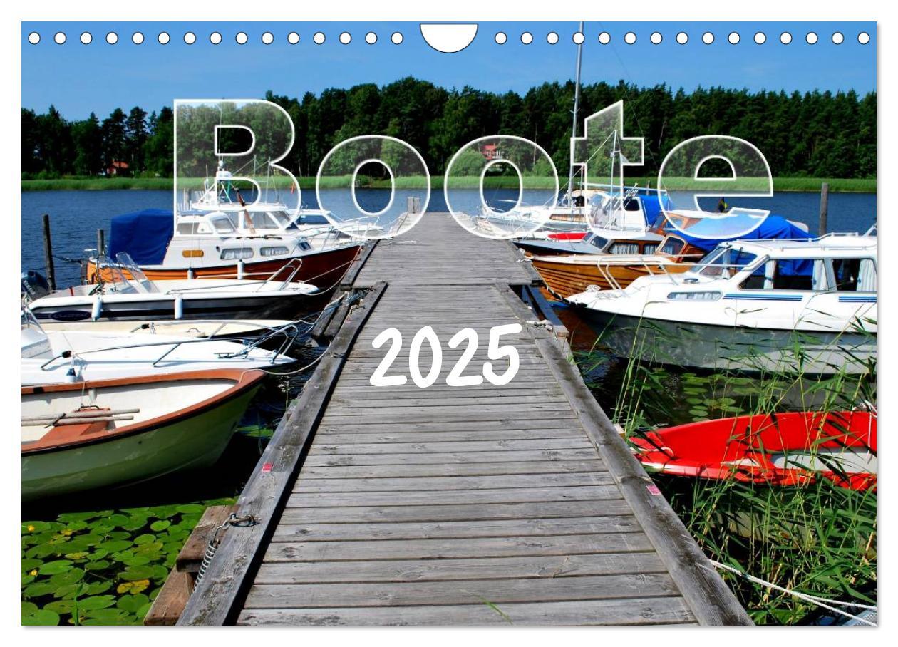 Cover: 9783435837489 | Boote (Wandkalender 2025 DIN A4 quer), CALVENDO Monatskalender | 2025