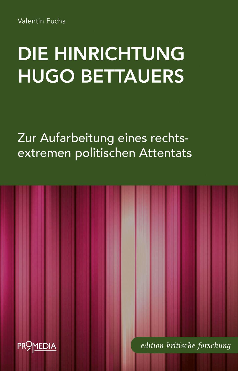 Cover: 9783853715109 | Die Hinrichtung Hugo Bettauers | Valentin Fuchs | Taschenbuch | 2022