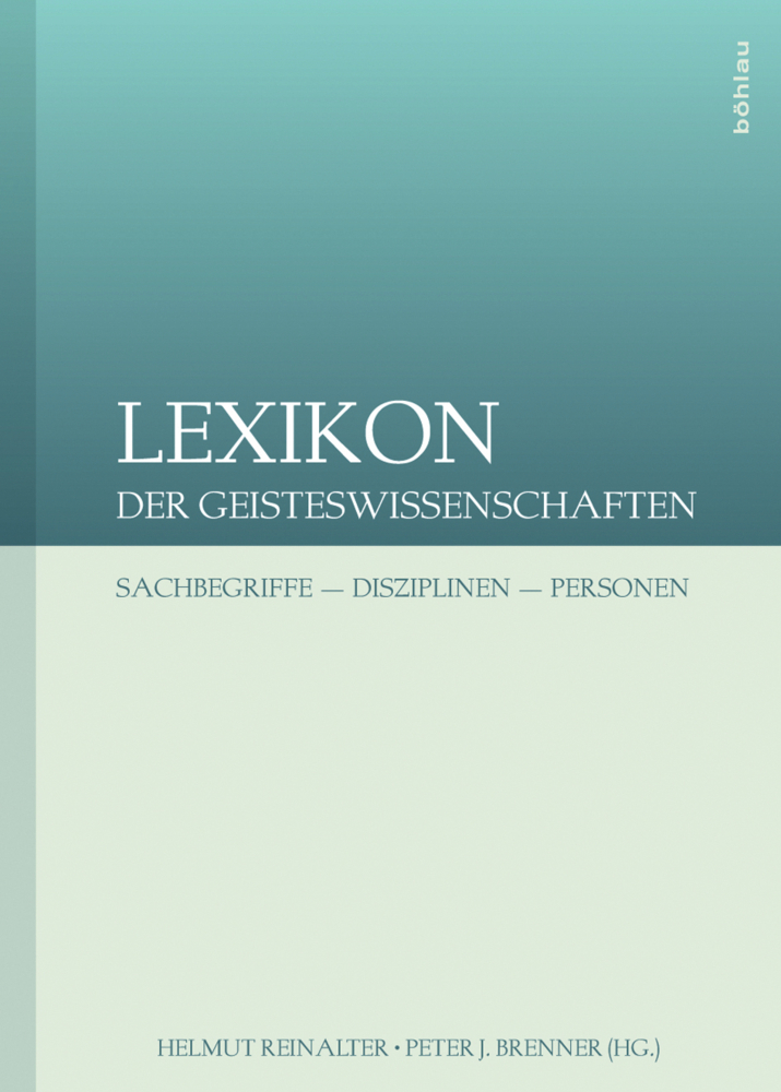 Cover: 9783205785408 | Lexikon der Geisteswissenschaften | Helmut Reinalter (u. a.) | Buch