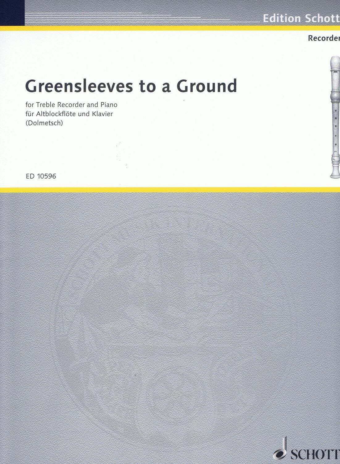 Cover: 9790220103308 | Greensleeves to a Ground | Arnold Dolmetsch | Buch | EAN 9790220103308