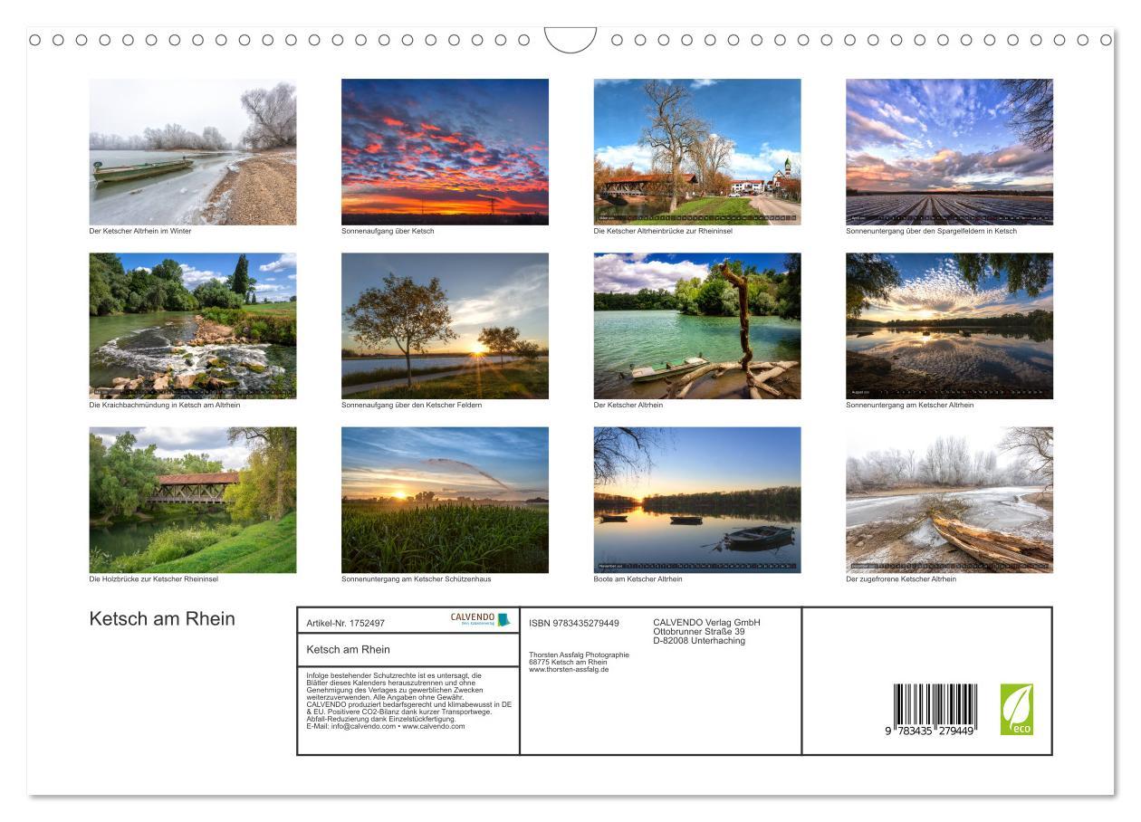 Bild: 9783435279449 | Ketsch am Rhein (Wandkalender 2025 DIN A3 quer), CALVENDO...