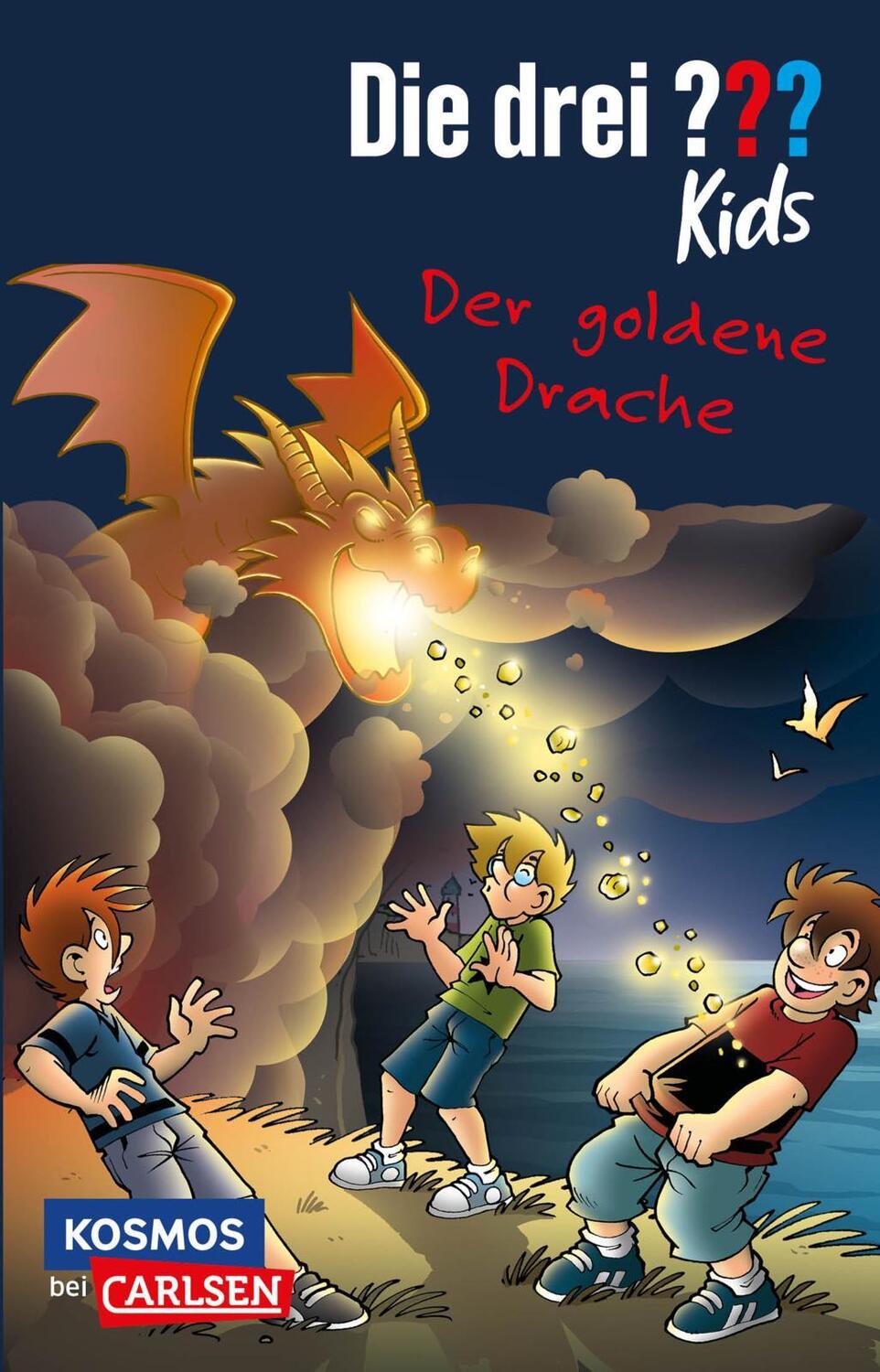 Cover: 9783551322234 | Die drei ??? Kids: Der goldene Drache | Boris Pfeiffer | Taschenbuch