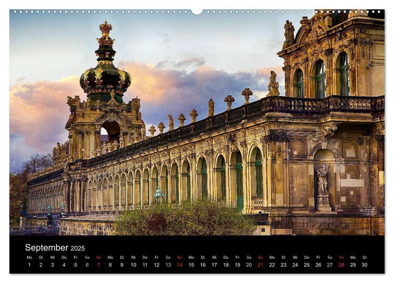 Bild: 9783435279944 | Dresden 2025 (Wandkalender 2025 DIN A2 quer), CALVENDO Monatskalender