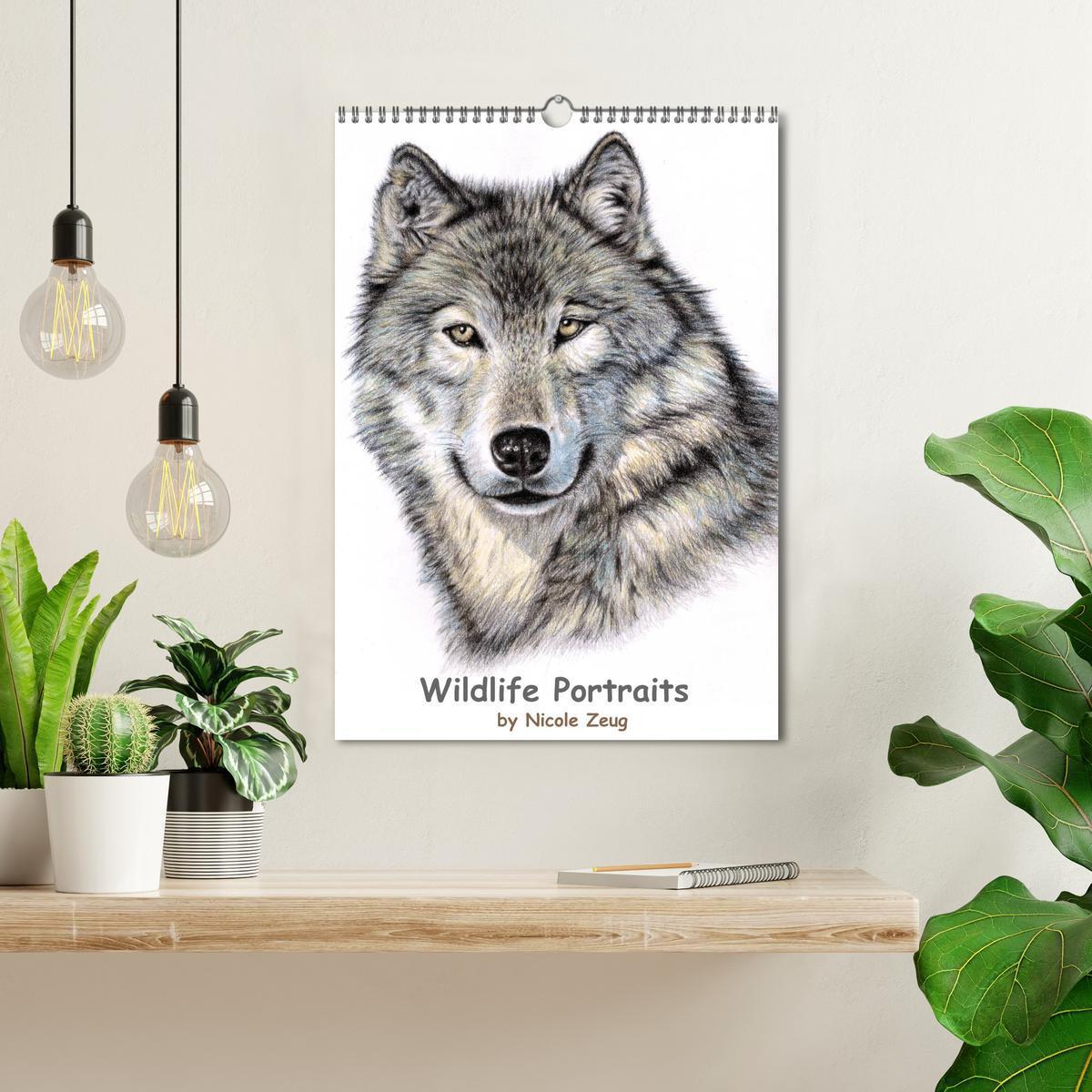 Bild: 9783457077245 | Wildlife Portraits (Wandkalender 2025 DIN A3 hoch), CALVENDO...