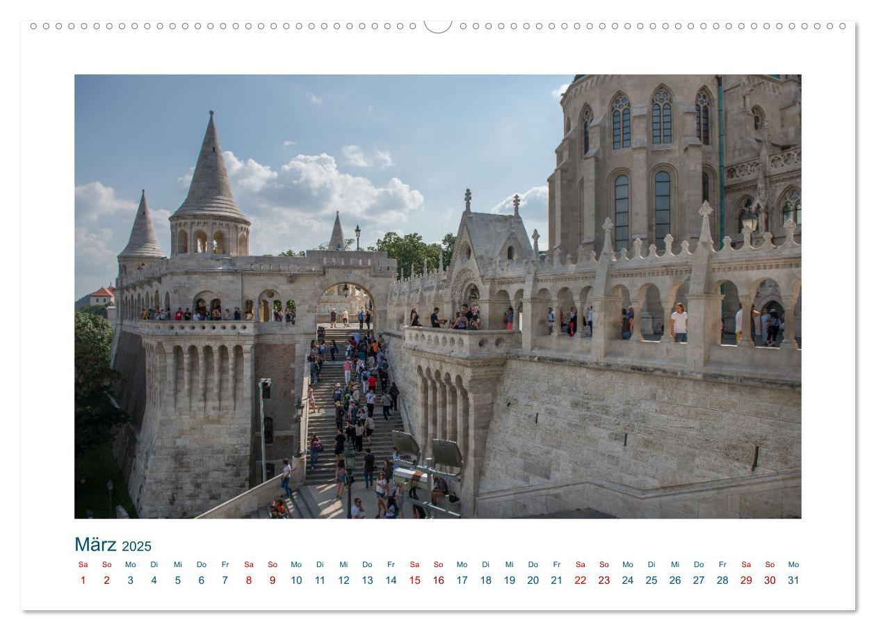 Bild: 9783383816130 | Budapest: zwischen Parlamentsgebäude und Burgpalast (Wandkalender...