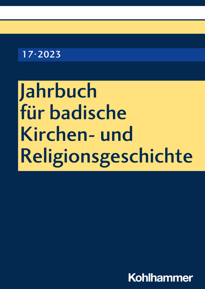 Cover: 9783170413146 | Jahrbuch für badische Kirchen- und Religionsgeschichte | Udo Wennemuth
