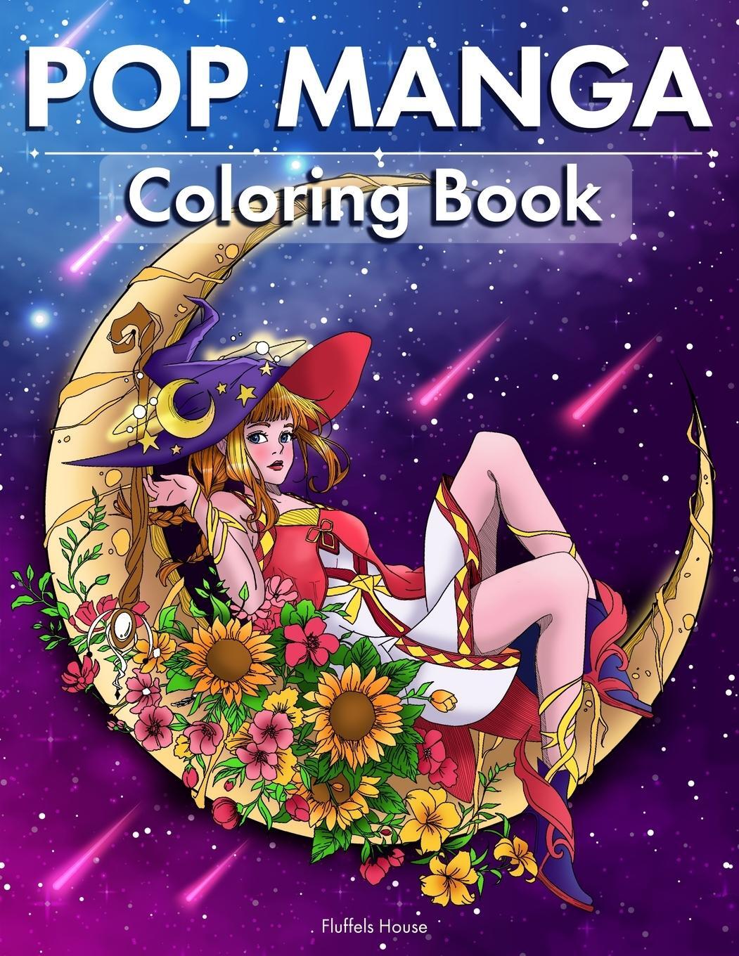 Cover: 9781914207563 | Pop Manga Adult Coloring Book | Fluffels House | Taschenbuch | 2021