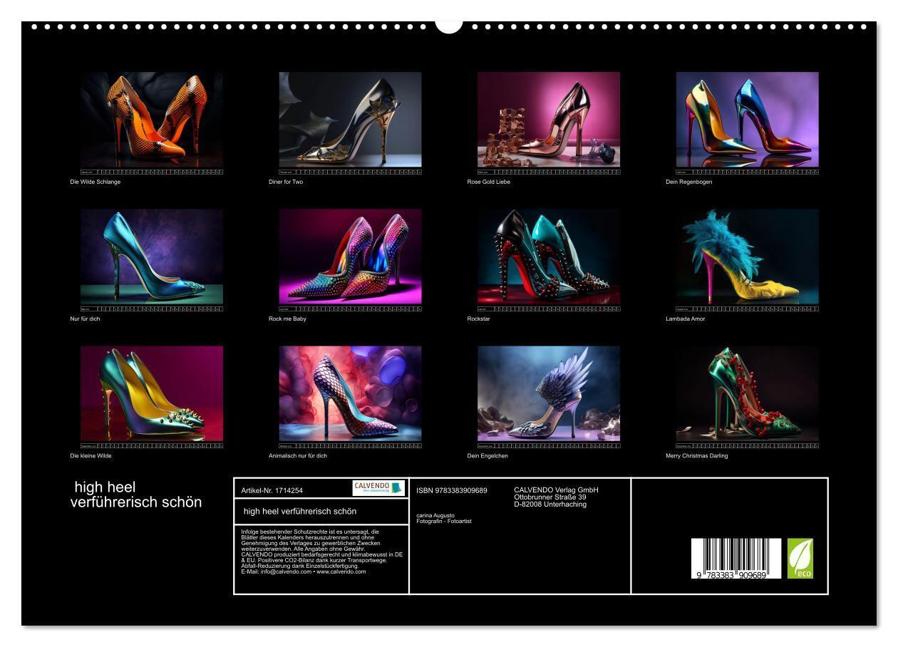 Bild: 9783383909689 | high heel verführerisch schön (hochwertiger Premium Wandkalender...