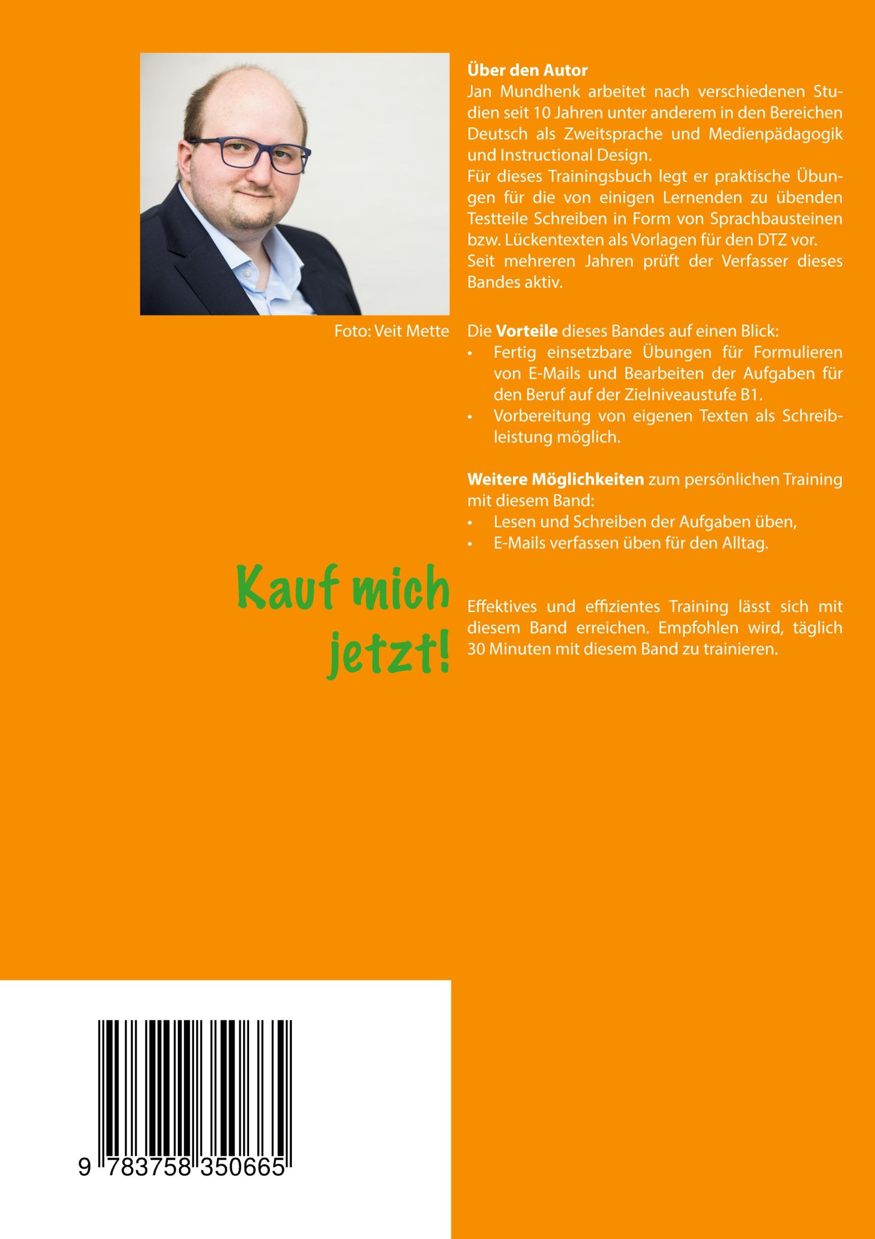 Rückseite: 9783758350665 | Fit werden für den DTZ: Sprachbausteine zum Schreibtraining | Mundhenk