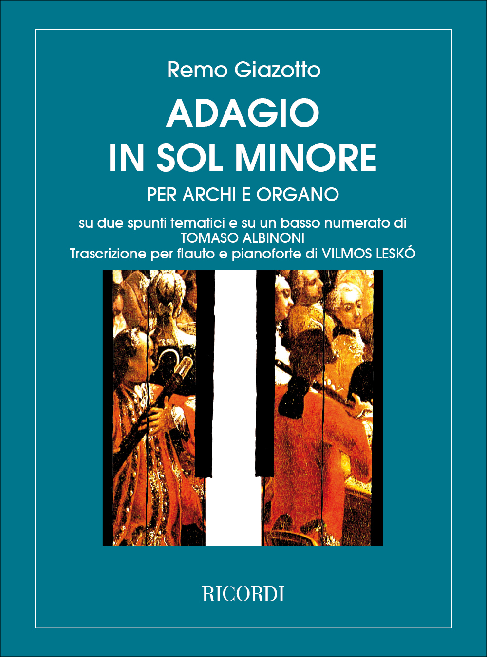 Cover: 9790041320359 | Adagio in sol minore (g minor) | Trascrizione per flauto e pianoforte