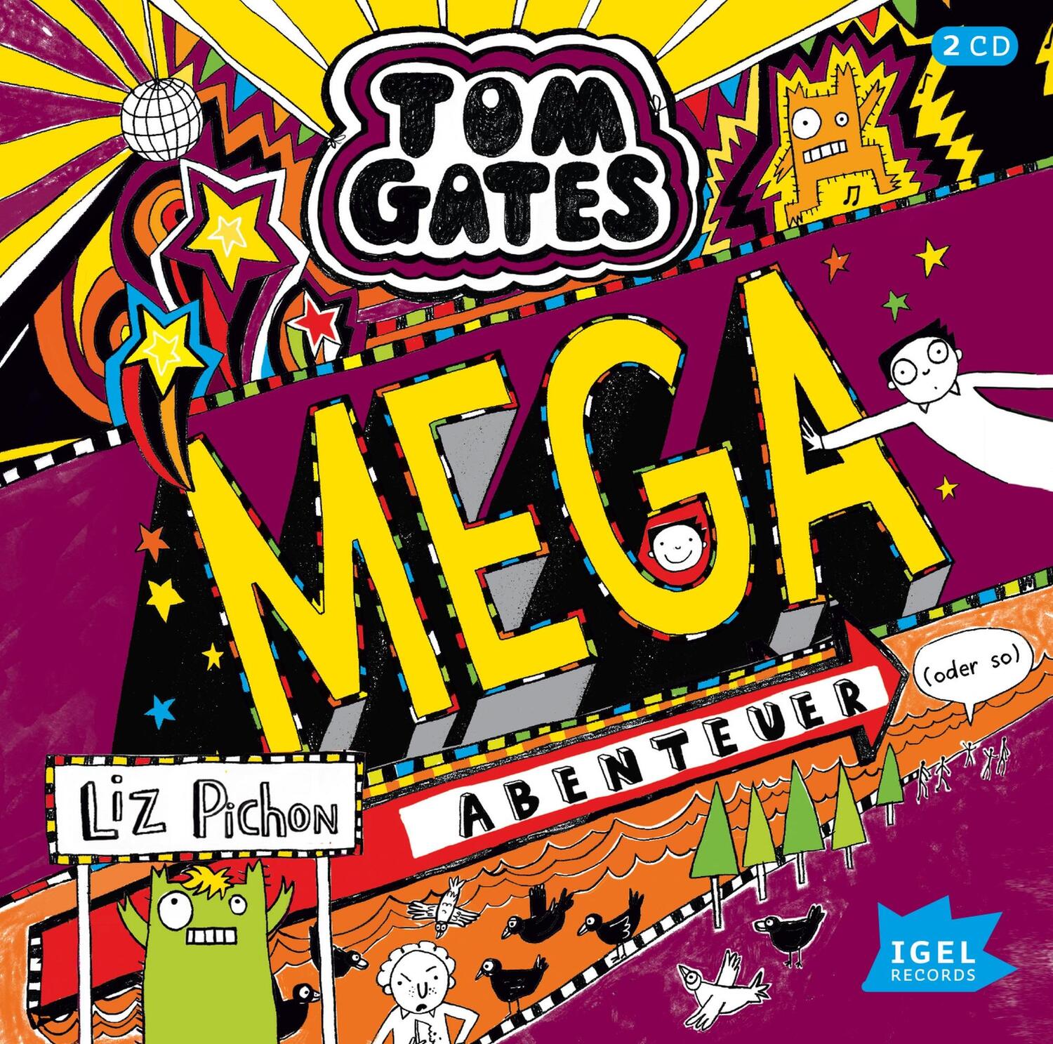 Cover: 9783731312994 | Tom Gates 13. Mega-Abenteuer (oder so) | Liz Pichon | Audio-CD | 2022