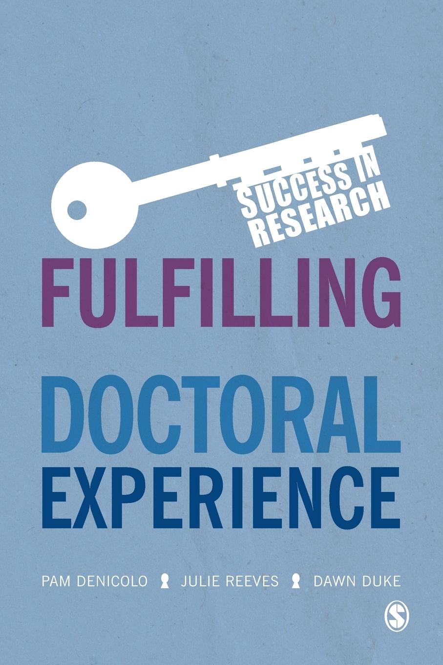 Cover: 9781473974791 | Fulfilling the Potential of Your Doctoral Experience | Taschenbuch