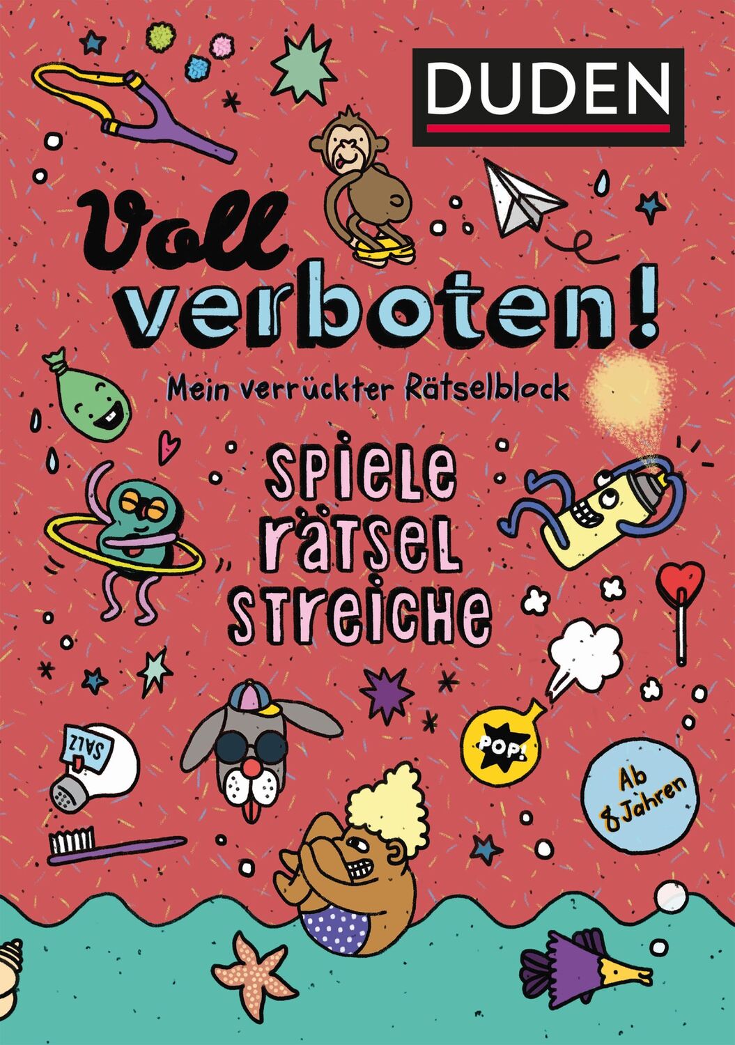 Cover: 9783411762026 | Voll verboten! Mein verrückter Rätselblock 2 - Ab 8 Jahren | Sust