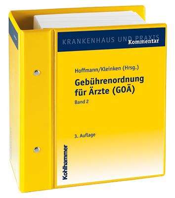 Cover: 9783170184008 | Gebührenordnung für Ärzte (GOÄ) | Hermann Hoffmann (u. a.) | Loseblatt