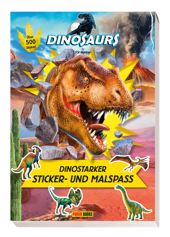 Cover: 9783833241390 | Dinosaurs by P.D. Moreno: Dinostarker Sticker- und Malspaß | Panini