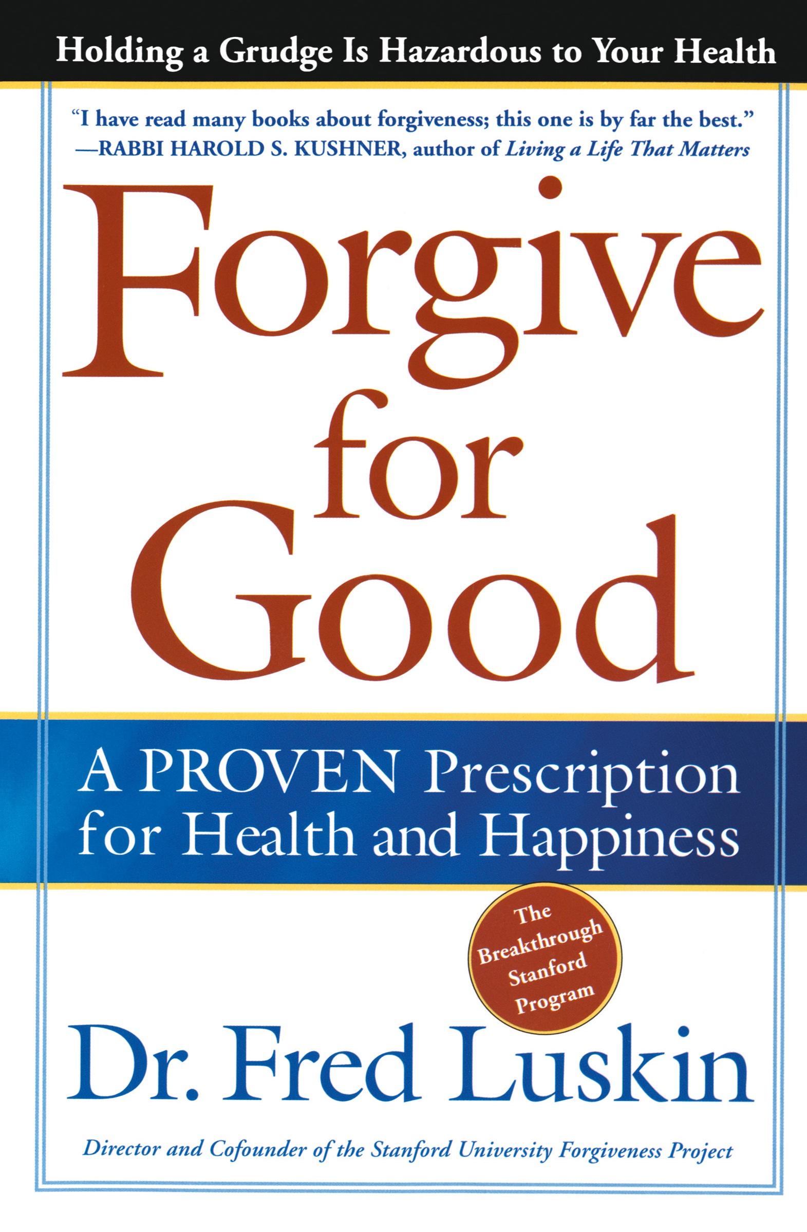 Cover: 9780062517210 | Forgive for Good | Frederic Luskin | Taschenbuch | Englisch | 2003