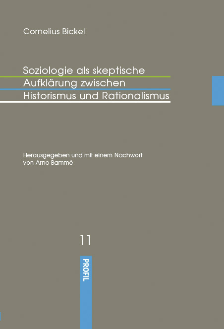 Cover: 9783890197401 | Soziologie als skeptische Aufklärung zwischen Historismus und...