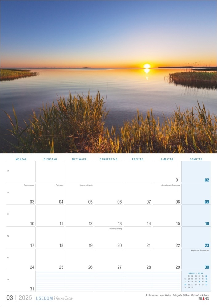 Bild: 9783964023490 | Usedom ...meine Insel Kalender 2025 | Kalender | 13 S. | Deutsch