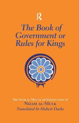 Cover: 9781138964884 | The Book of Government or Rules for Kings | Hubert Darke | Taschenbuch