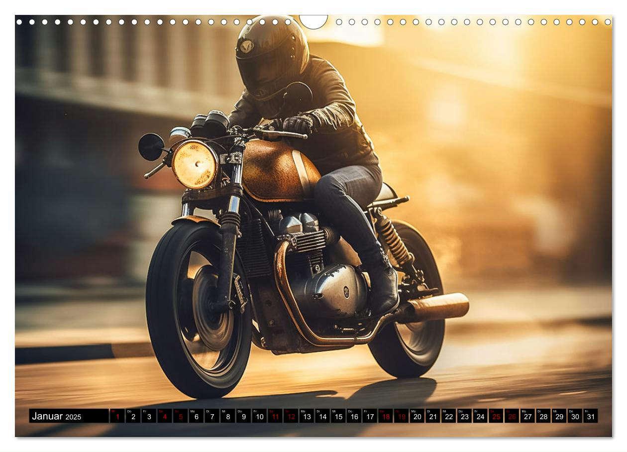 Bild: 9783383900600 | Urban Biker (Wandkalender 2025 DIN A3 quer), CALVENDO Monatskalender