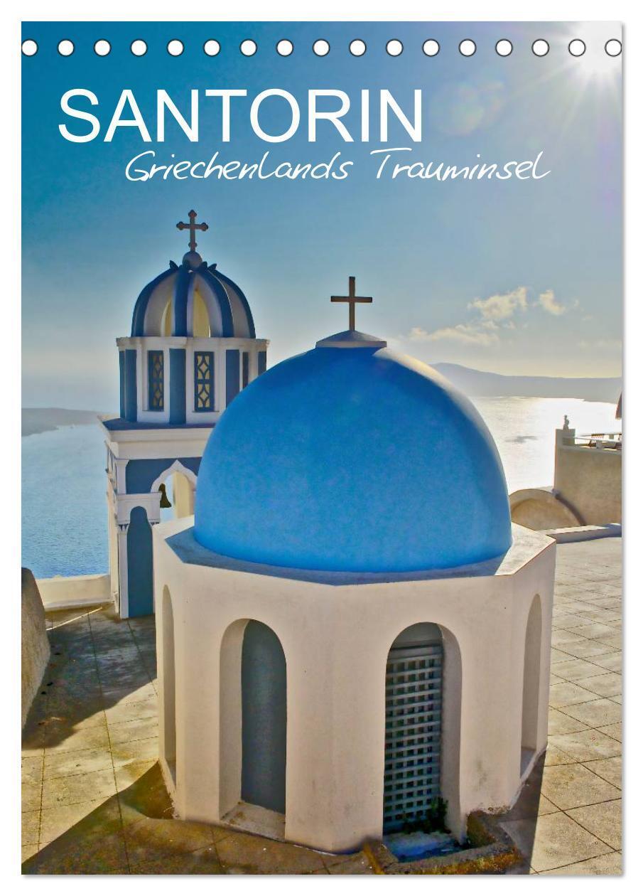 Cover: 9783457032725 | Santorin - Trauminsel Griechenlands (Tischkalender 2025 DIN A5...