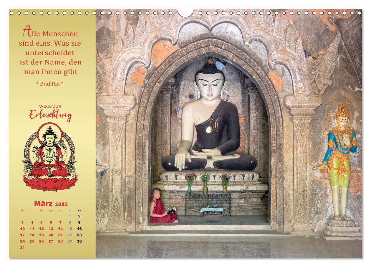 Bild: 9783383906947 | Buddhistische Weisheiten - Wege zur Erleuchtung (Wandkalender 2025...