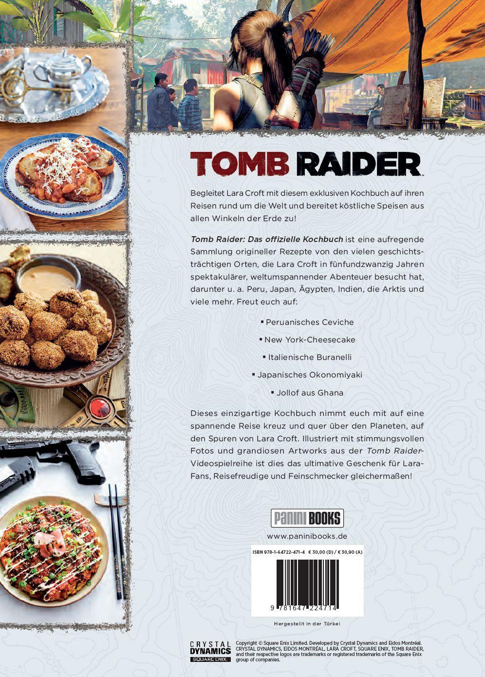 Rückseite: 9783833241871 | Tomb Raider: Das offizielle Kochbuch | Tara Theoharis (u. a.) | Buch