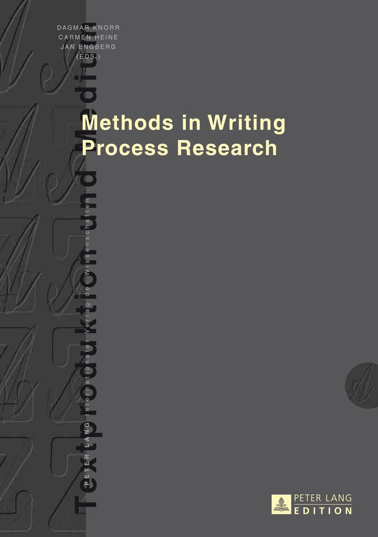 Cover: 9783631644775 | Methods in Writing Process Research | Jan Engberg (u. a.) | Buch