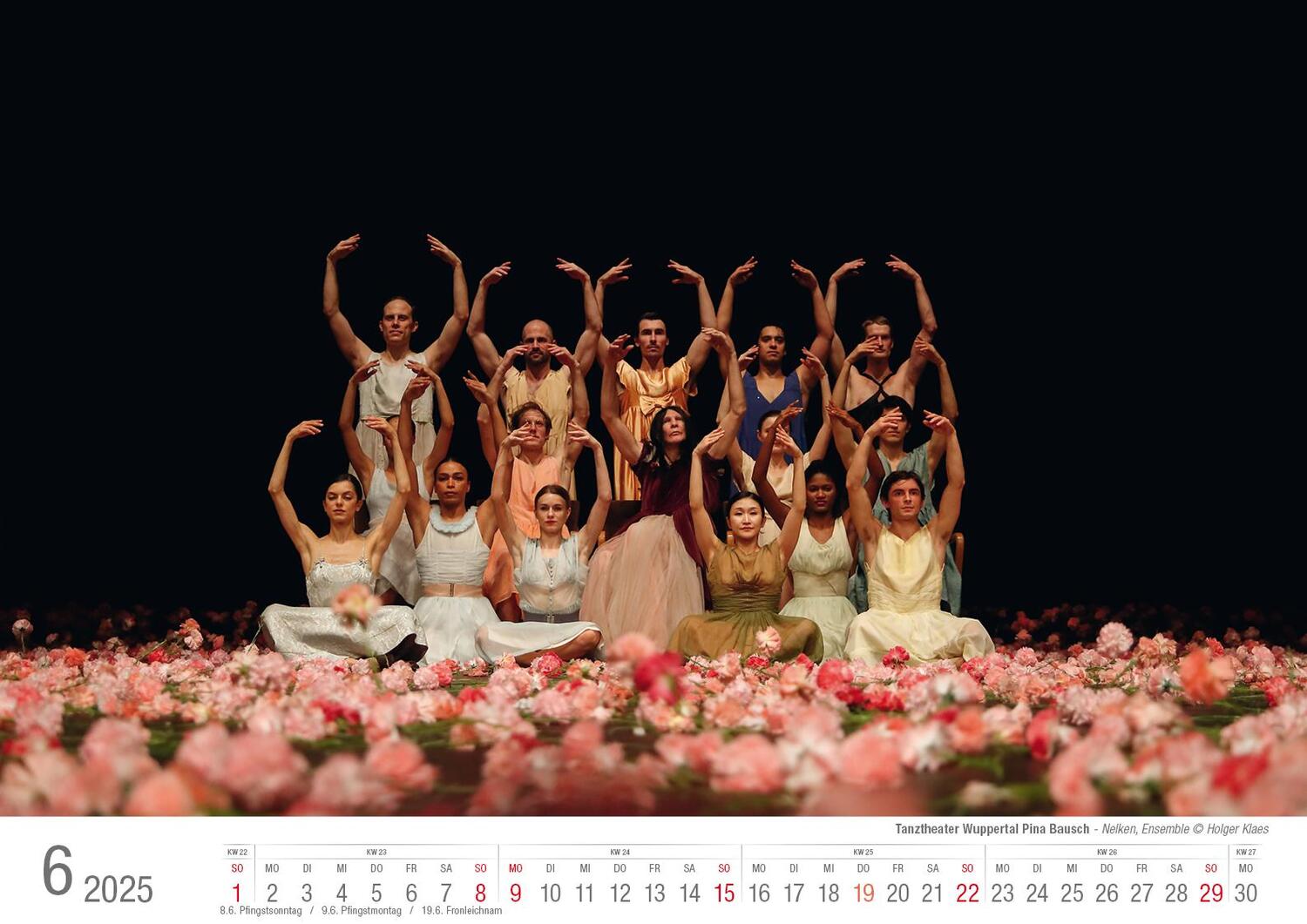 Bild: 9783965352377 | Tanztheater Wuppertal Pina Bausch 2025 Bildkalender A3 Spiralbindung