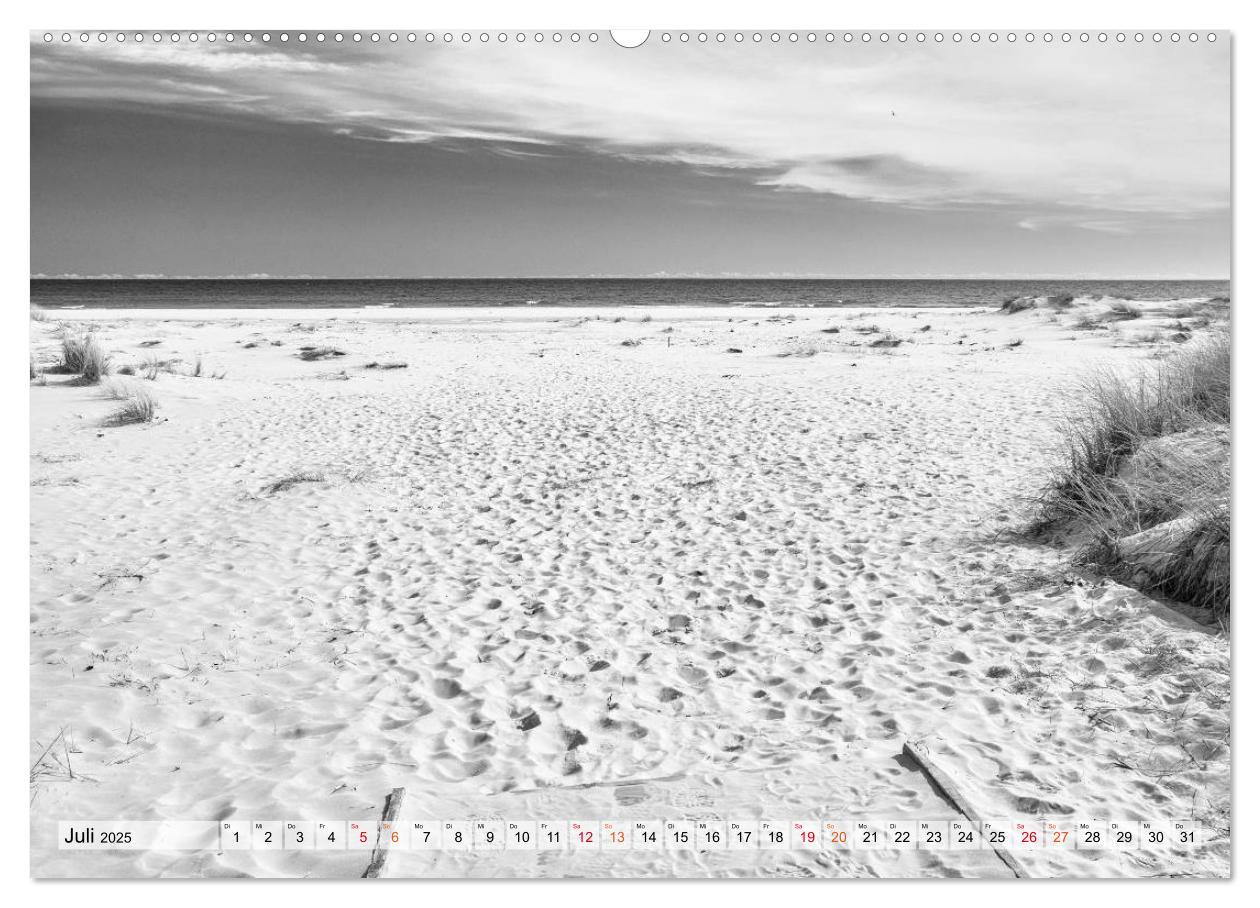 Bild: 9783435349173 | Bornholm black &amp; white (Wandkalender 2025 DIN A2 quer), CALVENDO...