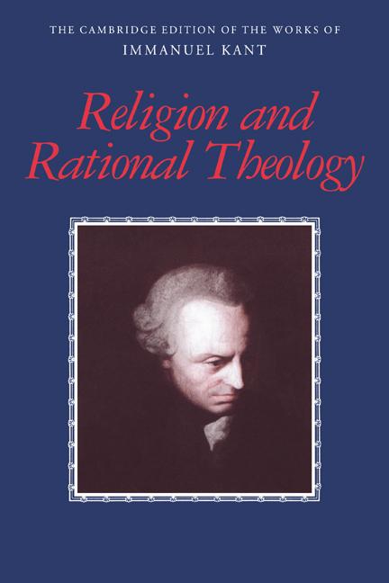 Cover: 9780521799980 | Religion and Rational Theology | Immanuel Kant | Taschenbuch | 2001