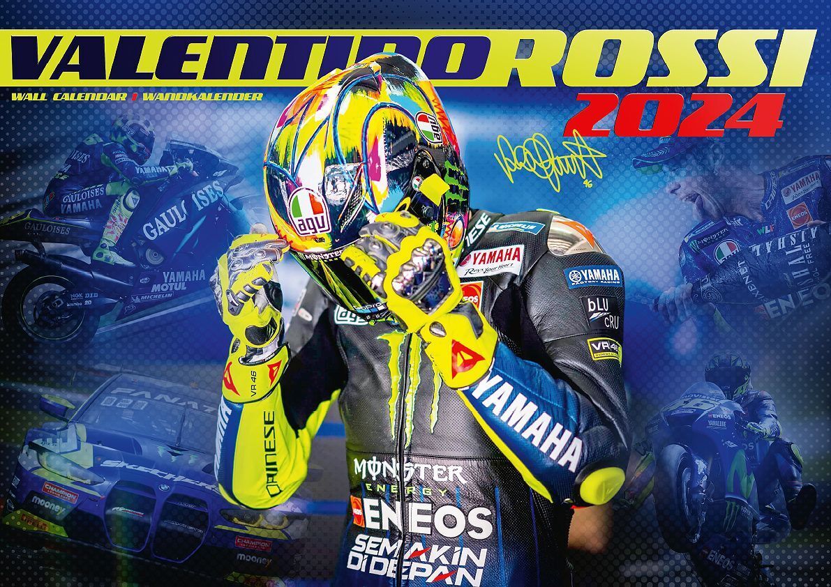 Cover: 9781960825445 | Valentino Rossi Kalender 2024 | Der MotoGP Star | Valentino Rossi